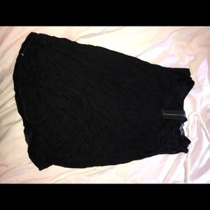 Black tank top